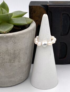 Eliza’s Pearl And Silver Ring, 2 of 6