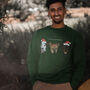 I Woof You A Merry Christmas Dog Jumper, thumbnail 1 of 4