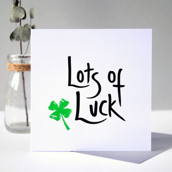 Lots Of Luck Card, 2 of 7