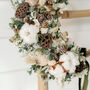 Winter White's Dried Flower Christmas Wreath, thumbnail 2 of 6
