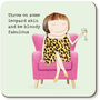 Fun Drinks Coaster | Gift For Her, thumbnail 1 of 2