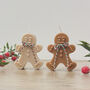 Gingerbread Scented Christmas Candle Gingerbread Man, thumbnail 8 of 10