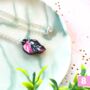 Houseplant Leaf Wooden Charm Chain Necklace, thumbnail 8 of 12