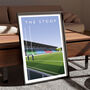 The Stoop West Stand Harlequins Rugby Poster, thumbnail 1 of 6