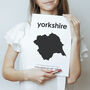 Family Names Personalised Yorkshire Map Print, thumbnail 1 of 5