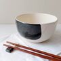 Handmade Bowl With Chopstick Rest And Chopsticks, thumbnail 2 of 5