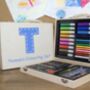 Personalised Wooden Art Box Set, thumbnail 5 of 6