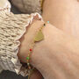 Personalised Rainbow Enamel Heart Bracelet, thumbnail 2 of 8