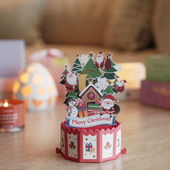 3D Pop Up Christmas Card Gift, 6 of 7