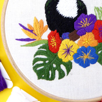 Toucan Embroidery Kit, 5 of 7