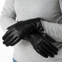 Black Leather Gloves, thumbnail 1 of 5