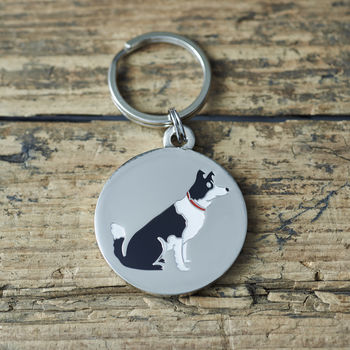 Border Collie Dog ID Name Tag, 2 of 5