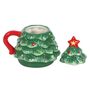 Christmas Tree Mug With Lid Hot Chocolate Mug, thumbnail 3 of 10