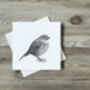 Atlas The Robin Luxury Blank Greeting Card And Envelope, thumbnail 2 of 4