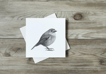 Atlas The Robin Luxury Blank Greeting Card And Envelope, 2 of 4