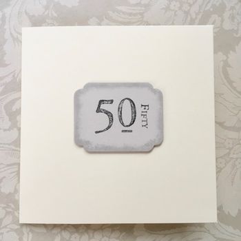 Happy 50th Birthday Cufflinks, 5 of 5