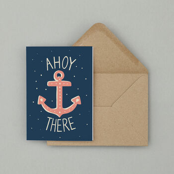 Ahoy There Greetings Card, 3 of 5