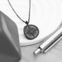 Personalised Men's Compass Amulet Necklace, thumbnail 5 of 12