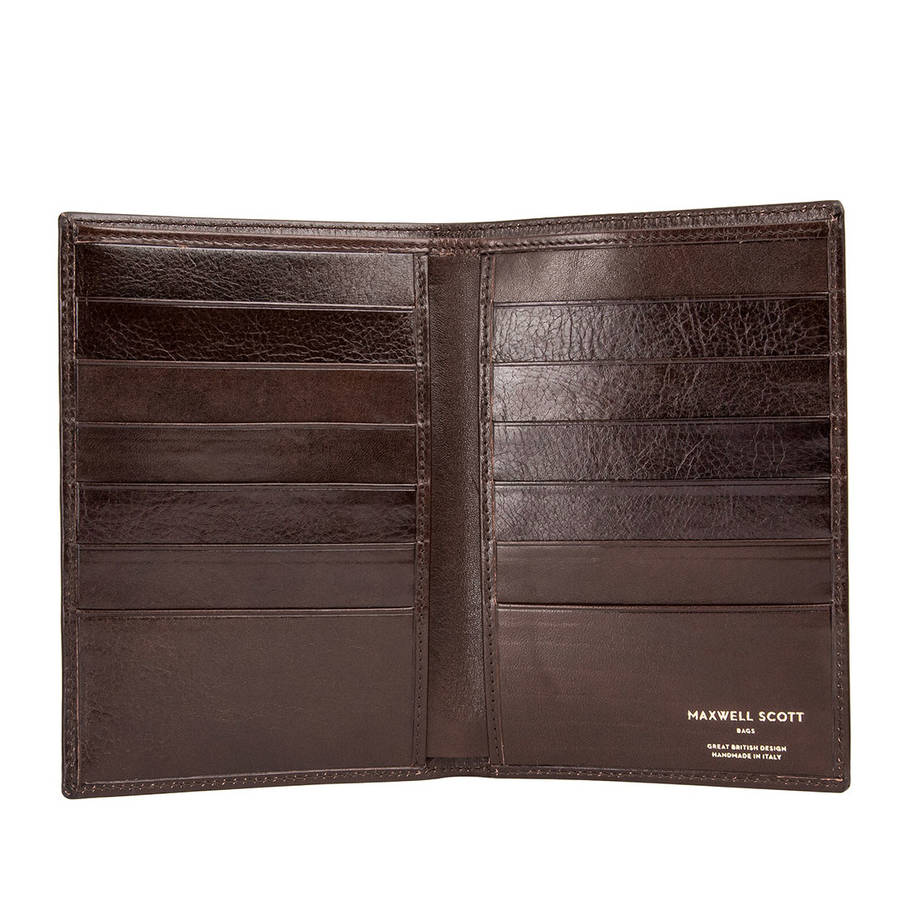 Luxury Leather Jacket Wallet. 'The Pianillo' By Maxwell-Scott