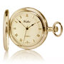 Woodford Gold Plate Mechanical Pocket Watch, thumbnail 1 of 2