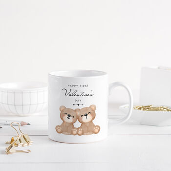 First Valentine’s Day Gift Mug – Bear Couple, 5 of 8