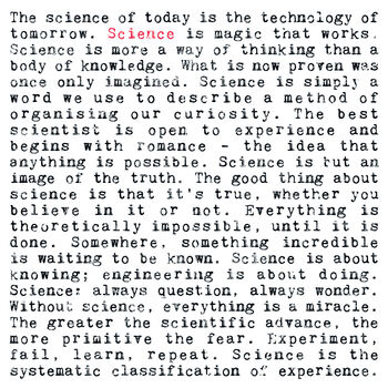 Science Quotes Card For Scientists, 2 of 6