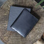 Luxury Black Leather Passport Holder Wallet Gift Boxed Personalised, thumbnail 2 of 6