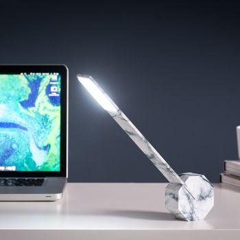 Rechargeable Wireless Octagon One Desk Lamp, 5 of 12