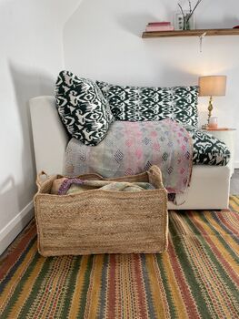 Extra Large Natural Jute Storage Basket, 5 of 6