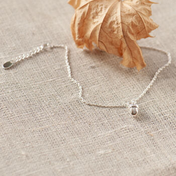 Acorn Bracelet Sterling Silver, 3 of 8