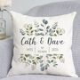 Personalised Wedding Anniversary Cushion, thumbnail 1 of 2