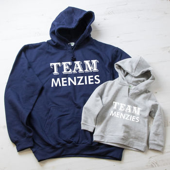 Father's Day Personalised Hoodie Set, 2 of 5
