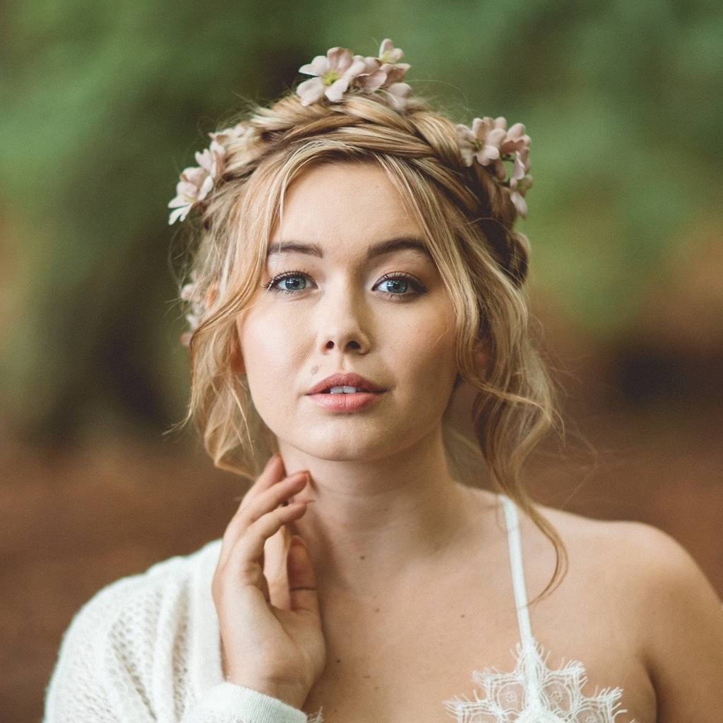 poppy flower hair pin by gypsy rose vintage