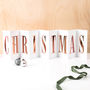 Christmas Luxury Metallic Foil Banner Card, thumbnail 1 of 4