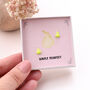 'Pearfect' Sterling Silver Pear Earrings, thumbnail 1 of 6