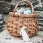 Flopsy, Mopsy And Cotton Tail Wooden Bunny Tags, thumbnail 3 of 3