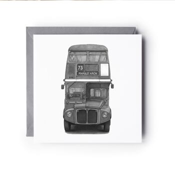 London Double Decker Bus Card, 2 of 5