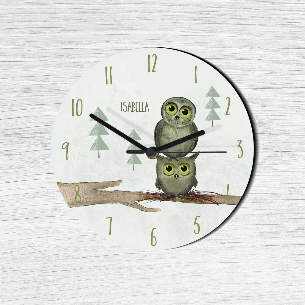 Owl Bedroom Clock, 1 of 3
