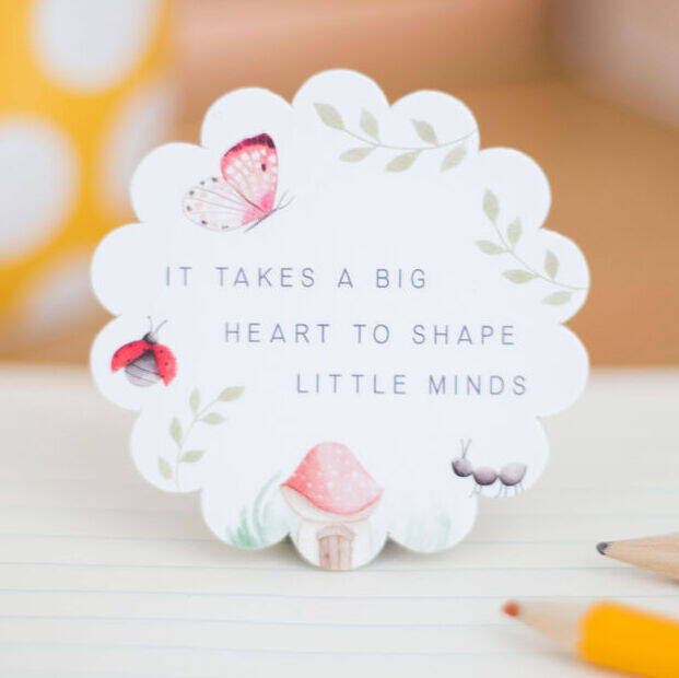 Takes A Big Heart To Shape Little Minds Magnet, 1 of 2
