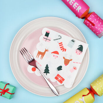 Christmas Colourful Character Paper Napkins, 2 of 3