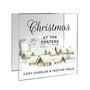Personalised Christmas Village Mirrored Glass Tea Light Candle Holder, thumbnail 5 of 5