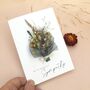Sympathy Dried Flower Bouquet Card, thumbnail 3 of 10