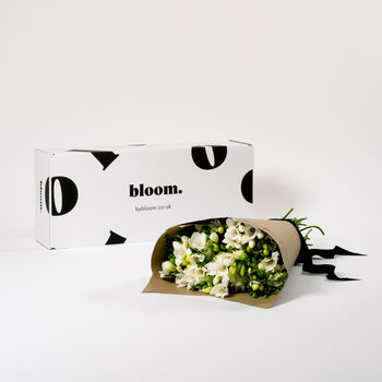 Arctic White Freesia Fresh Flower Bouquet, 2 of 2