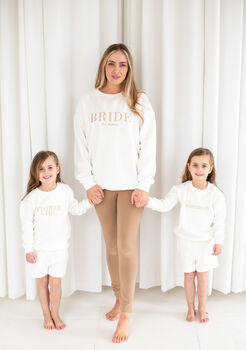 Pageboy, Bridesmaid And Flowergirl Embroidered Jumpers, 2 of 9