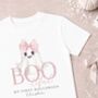 Personalised Boo Tiful Ghost Halloween Outfit, Custom Name Baby Grow, T Shirt Or Trick Or Treat Tote Bag, thumbnail 2 of 3
