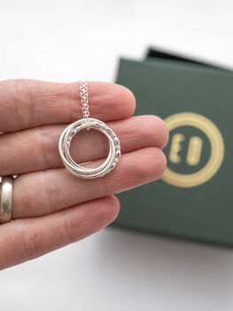 40th Birthday Ring Necklace, 8 of 8