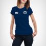 Personalised Scotland Rugby Supporters Ladies T Shirts, thumbnail 2 of 3