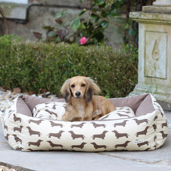 Dachshund Dog Bed, Large, 3 of 3