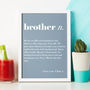 Brother Or 'Sister' Dictionary Print, thumbnail 4 of 5
