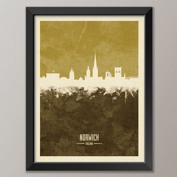 Norwich Skyline Print And Box Canvas, 5 of 6
